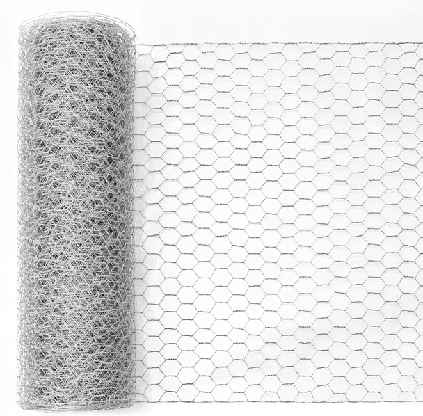 Mastertrap Chicken Wire Mesh Galvanised Stainless Steel Roll - 40cm x 10m