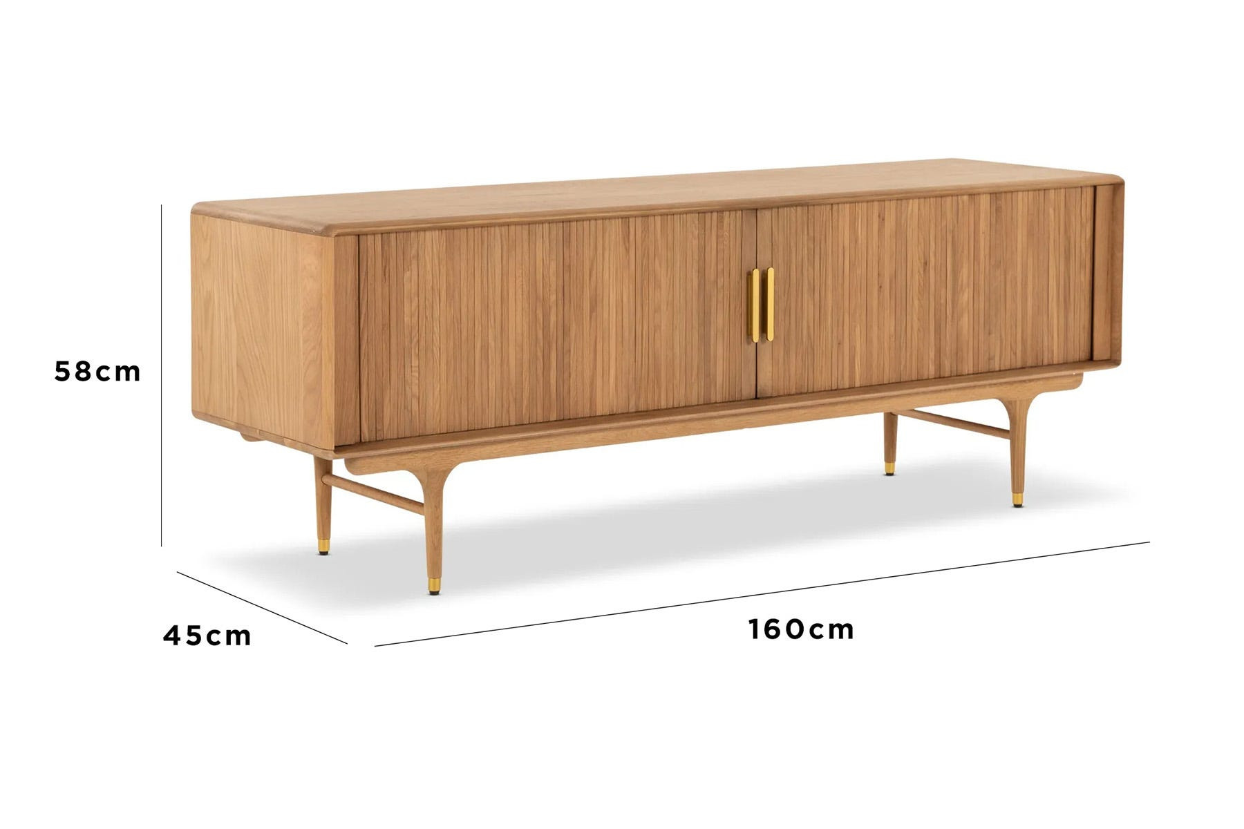 a wooden table with a white background