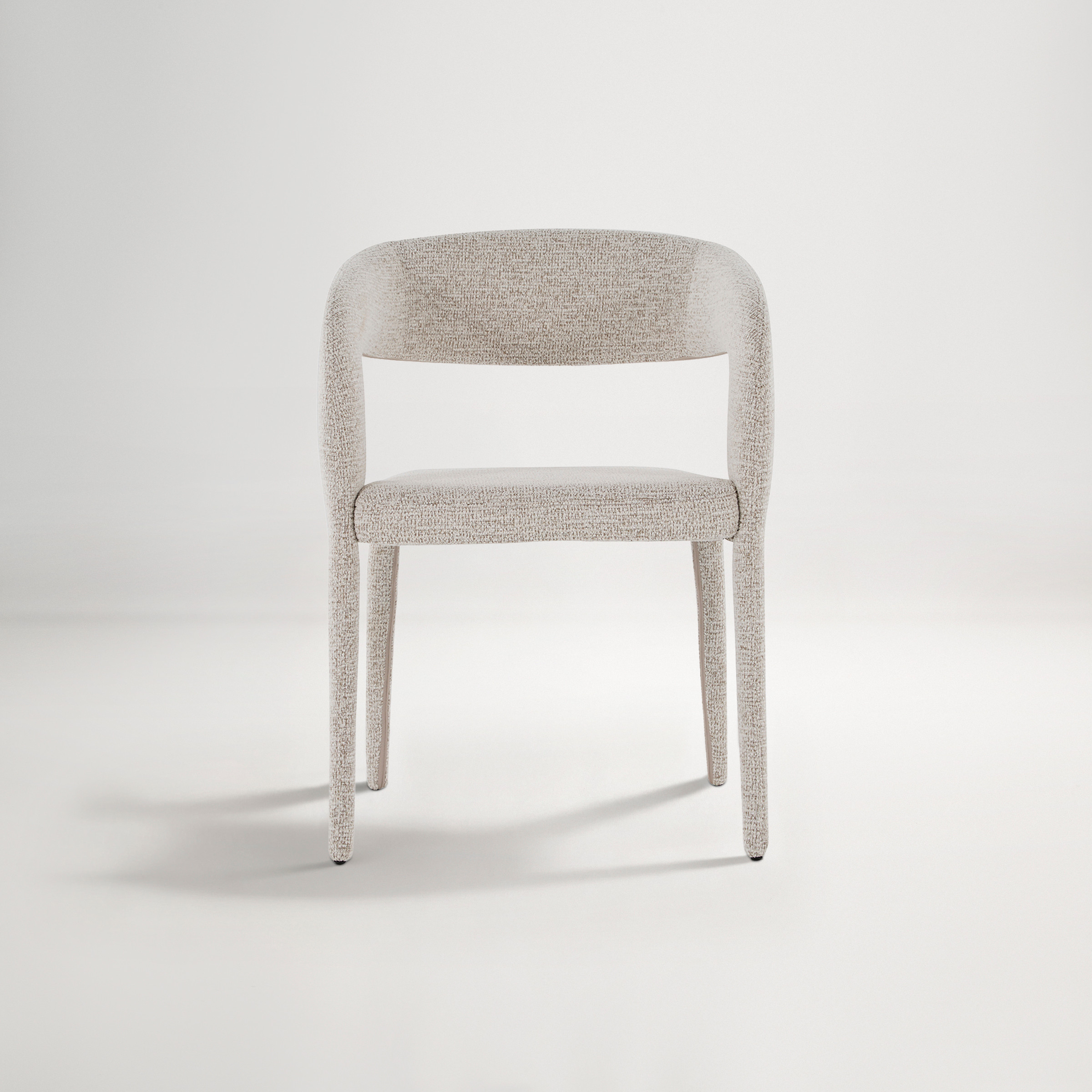 Helena Dining Chair -  Latte Fabric