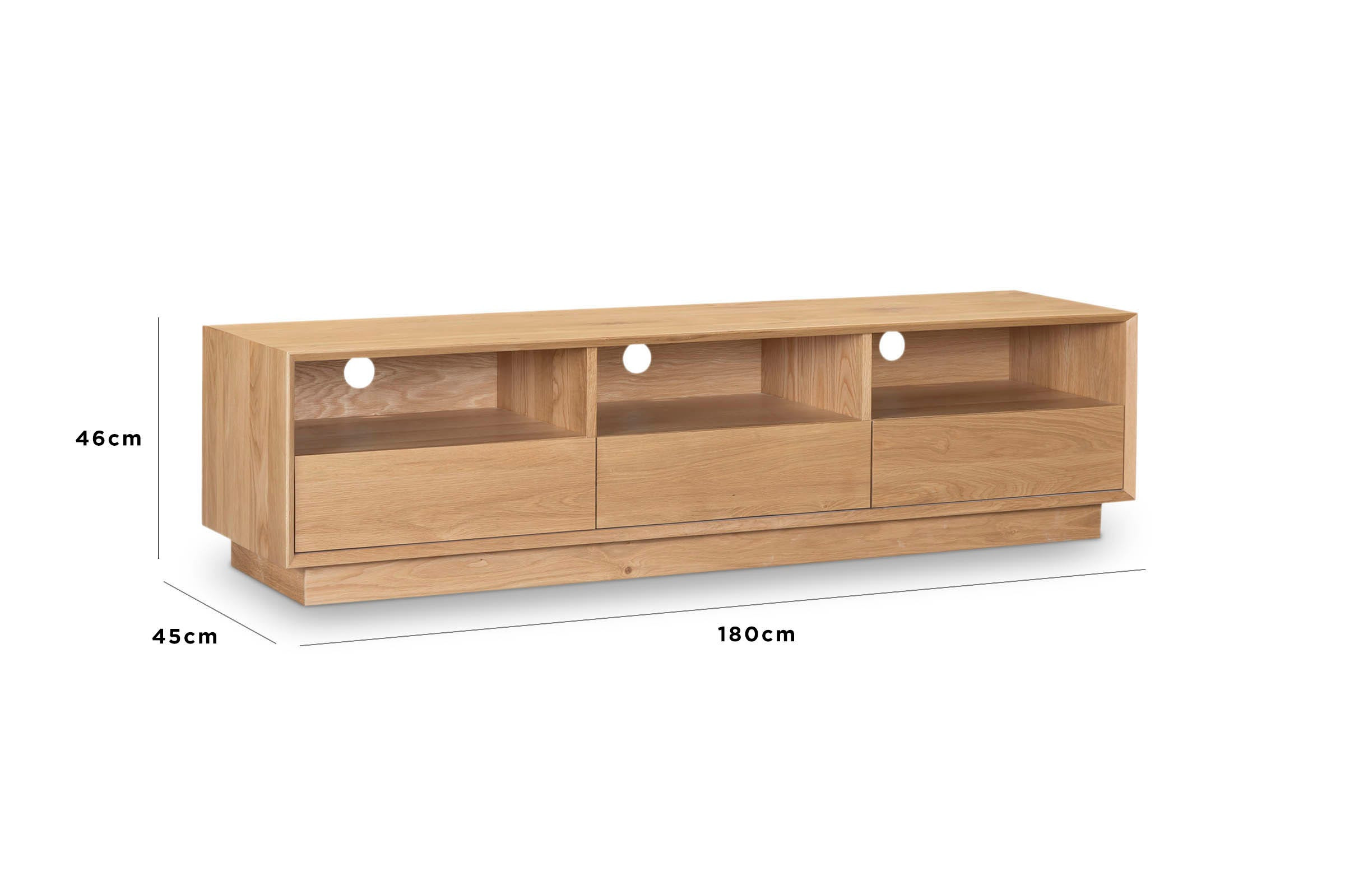 a wooden shelf with a white background