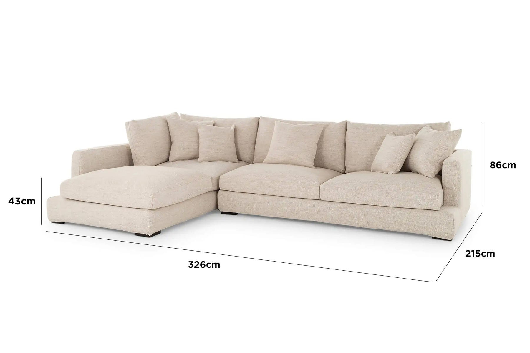 a couch with a white background