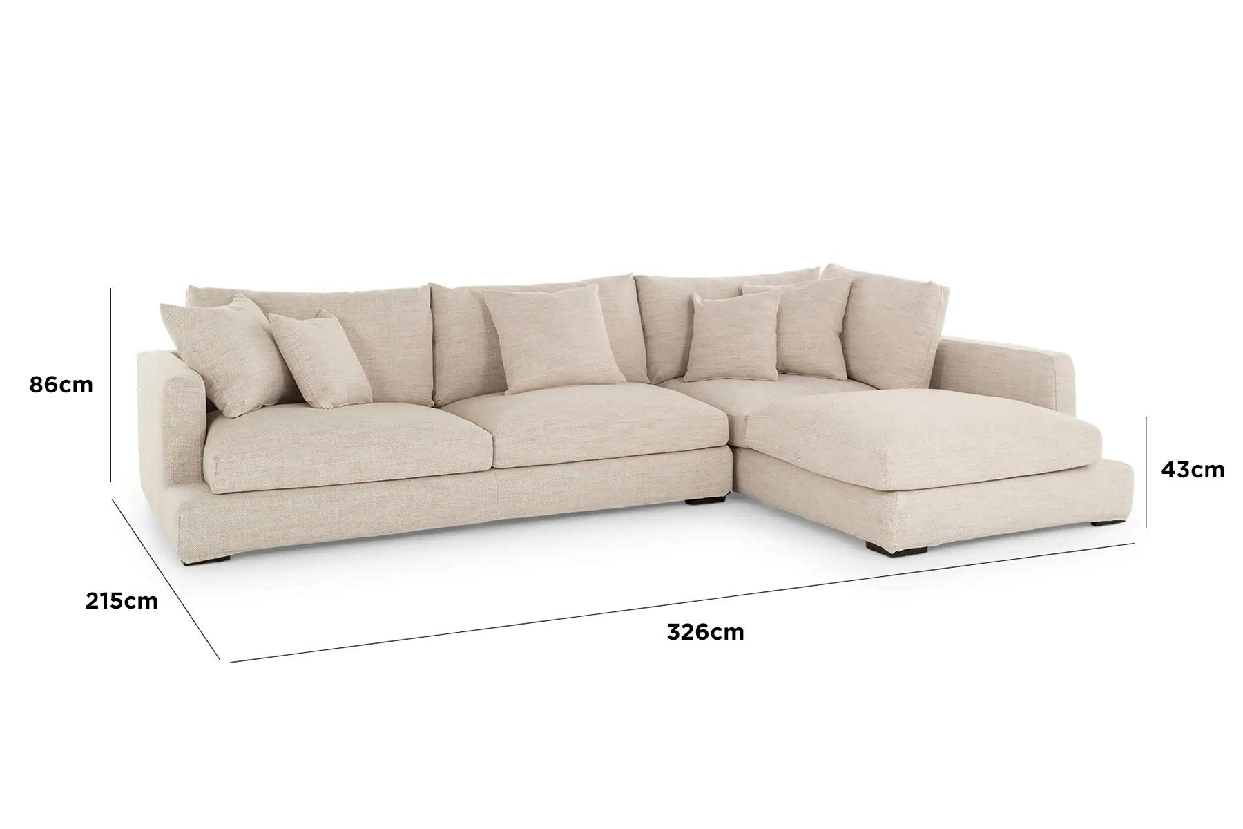 a couch with a white background