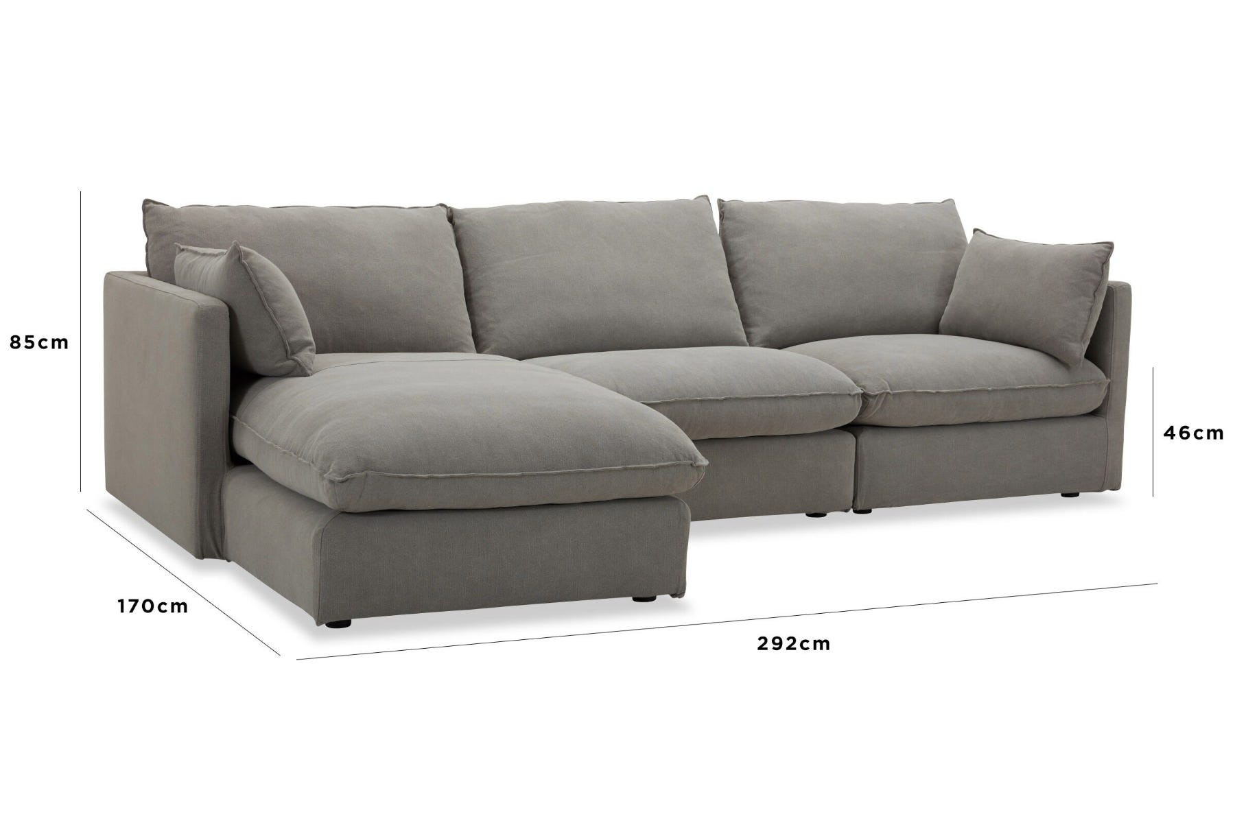 a couch with a cushion