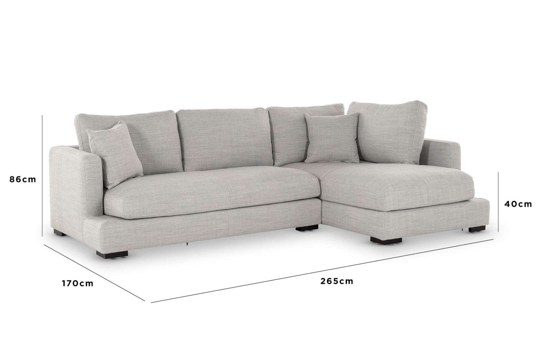 a grey couch with a white background