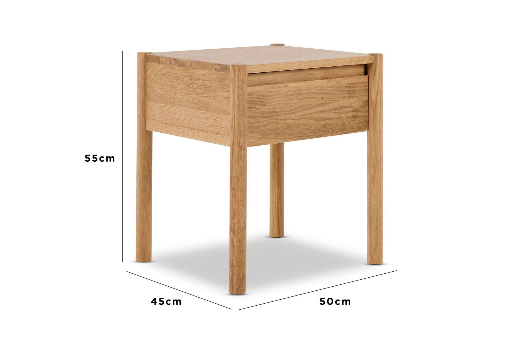 a wooden table with legs