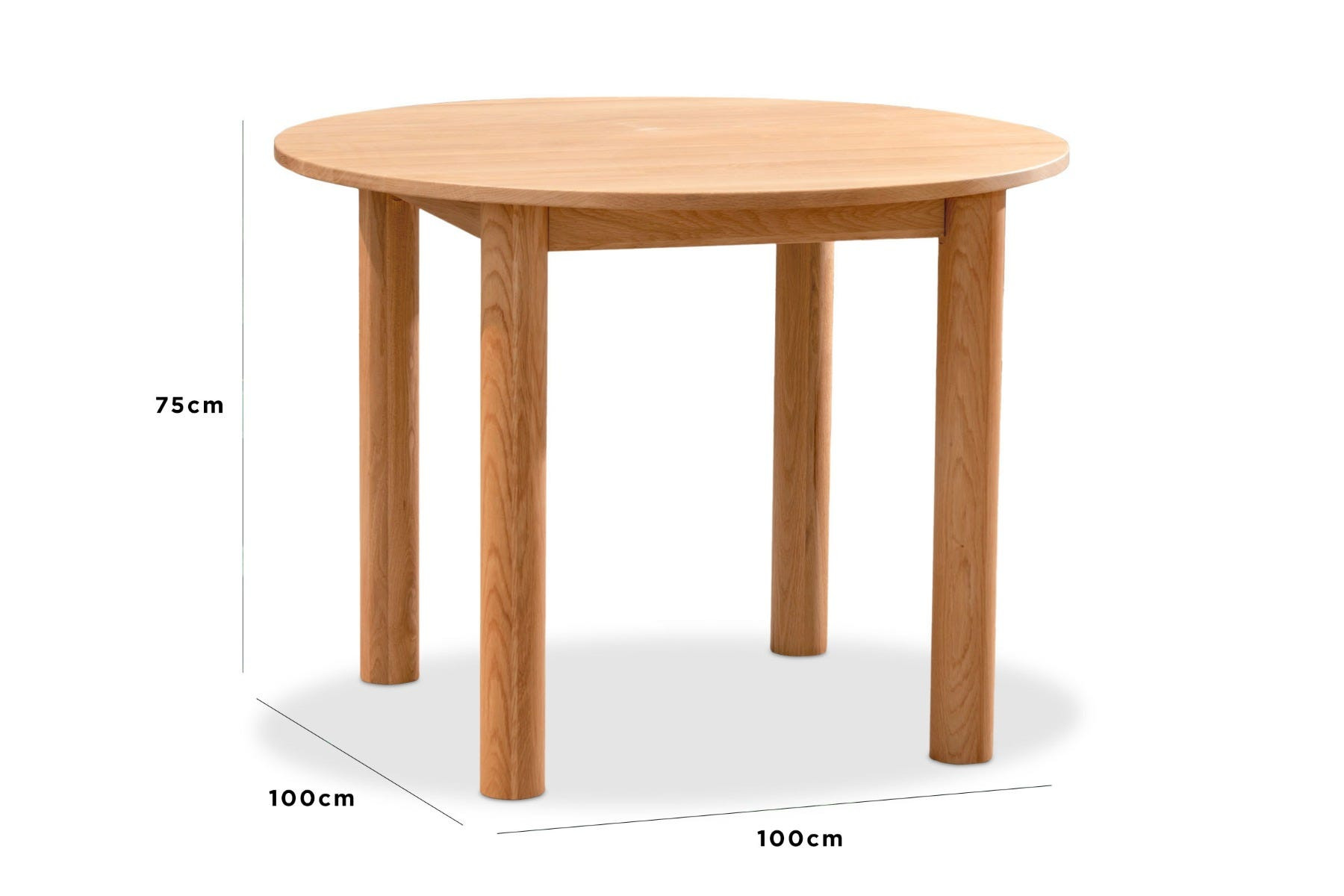 a wooden table with legs