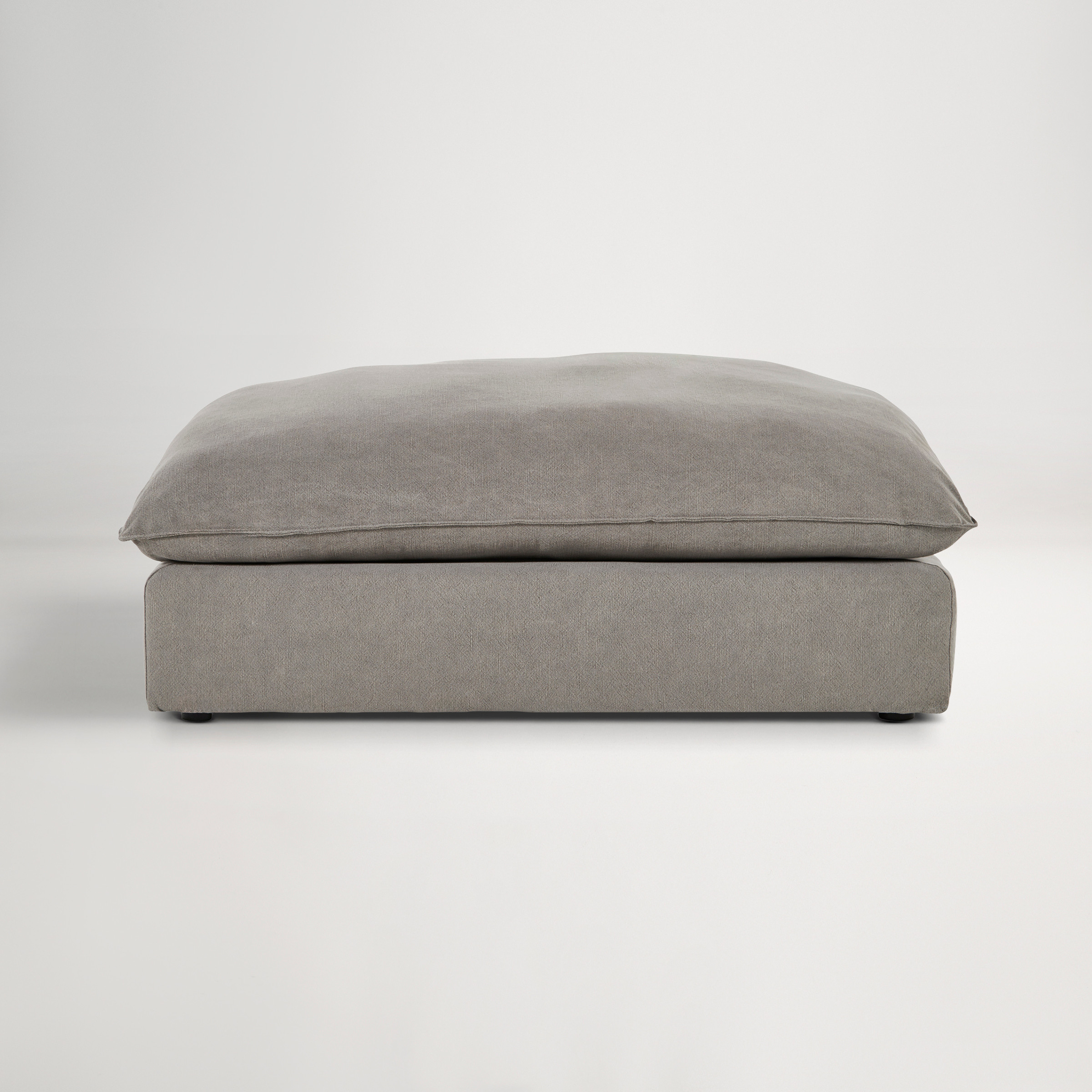 Loft Fabric Ottoman 130cm  -  Florence Grey