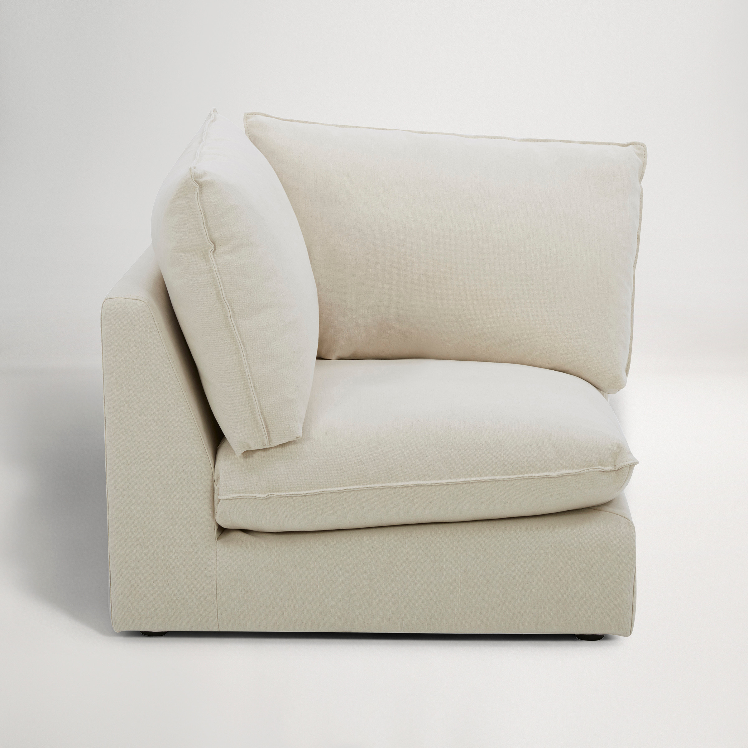 Loft Mini Fabric Modular Corner Sofa -  Florence Natural