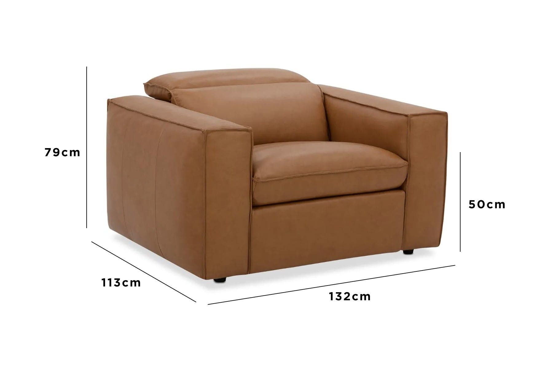 a brown leather couch