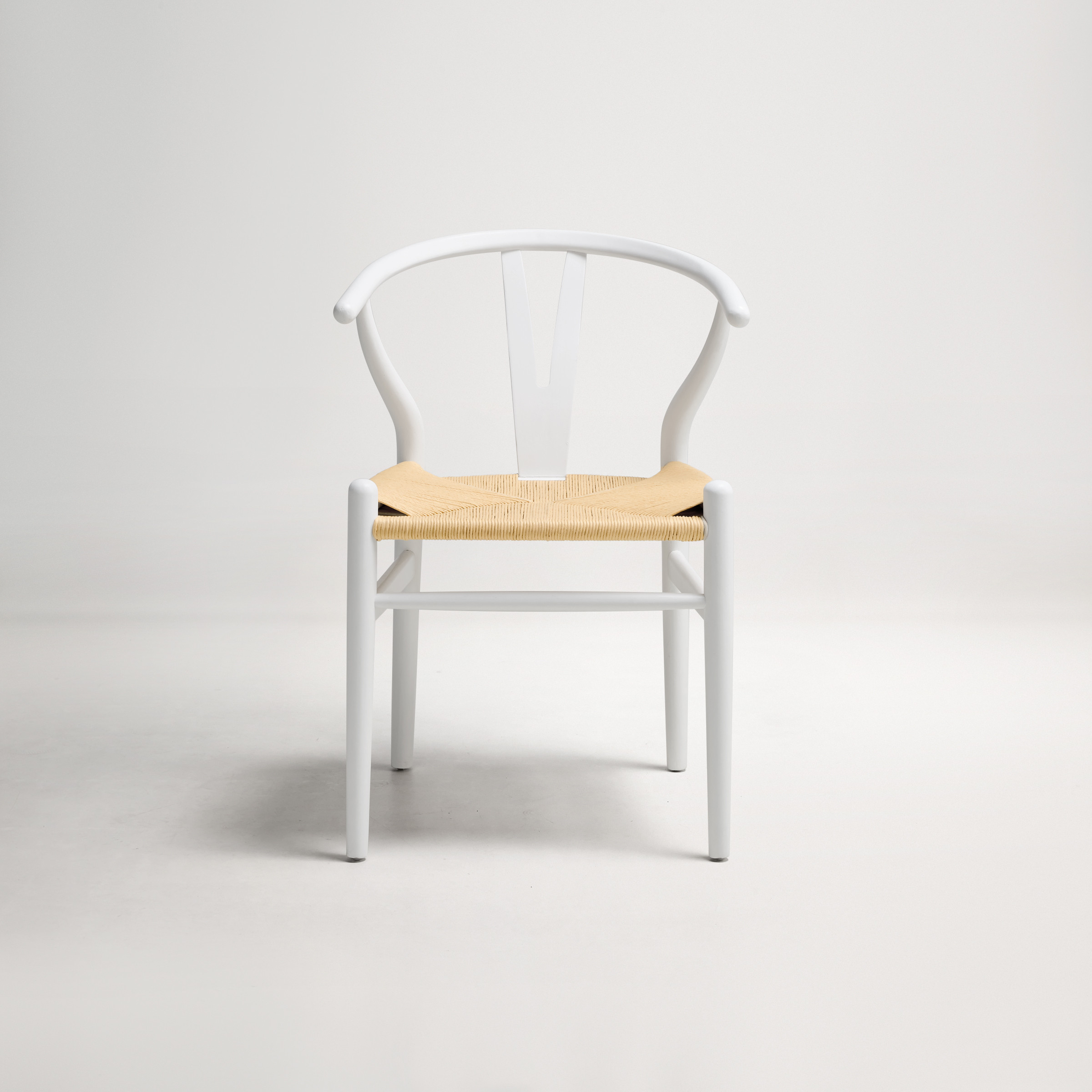 Wishbone Ark Dining Chair -  White v2