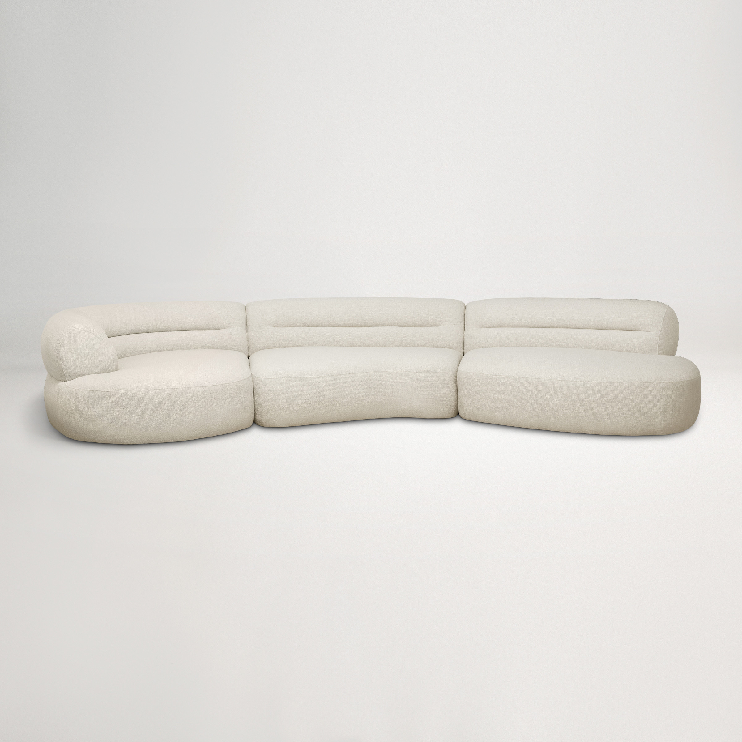 Brooklyn Left 5 Seat Sofa - Cleo Taupe