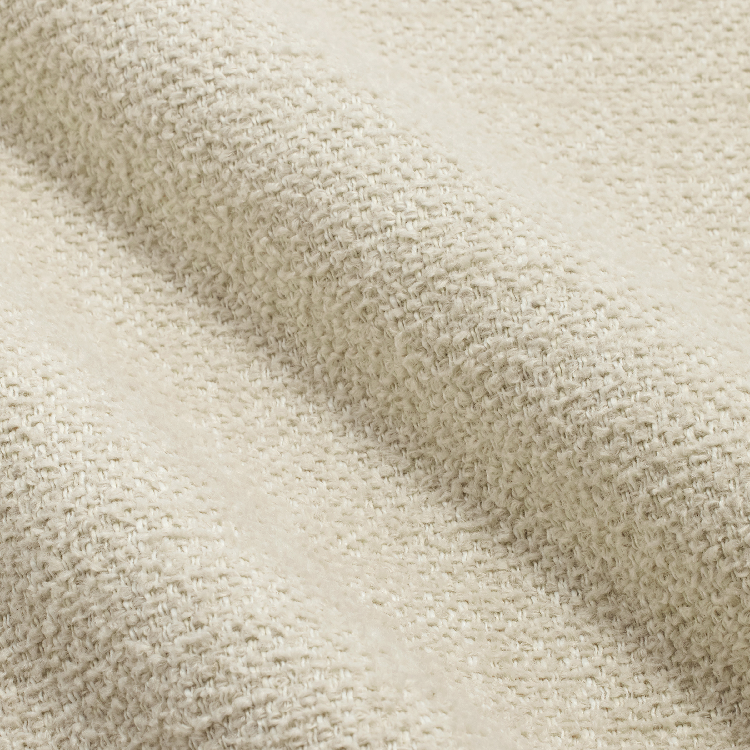 a close up of a white carpet