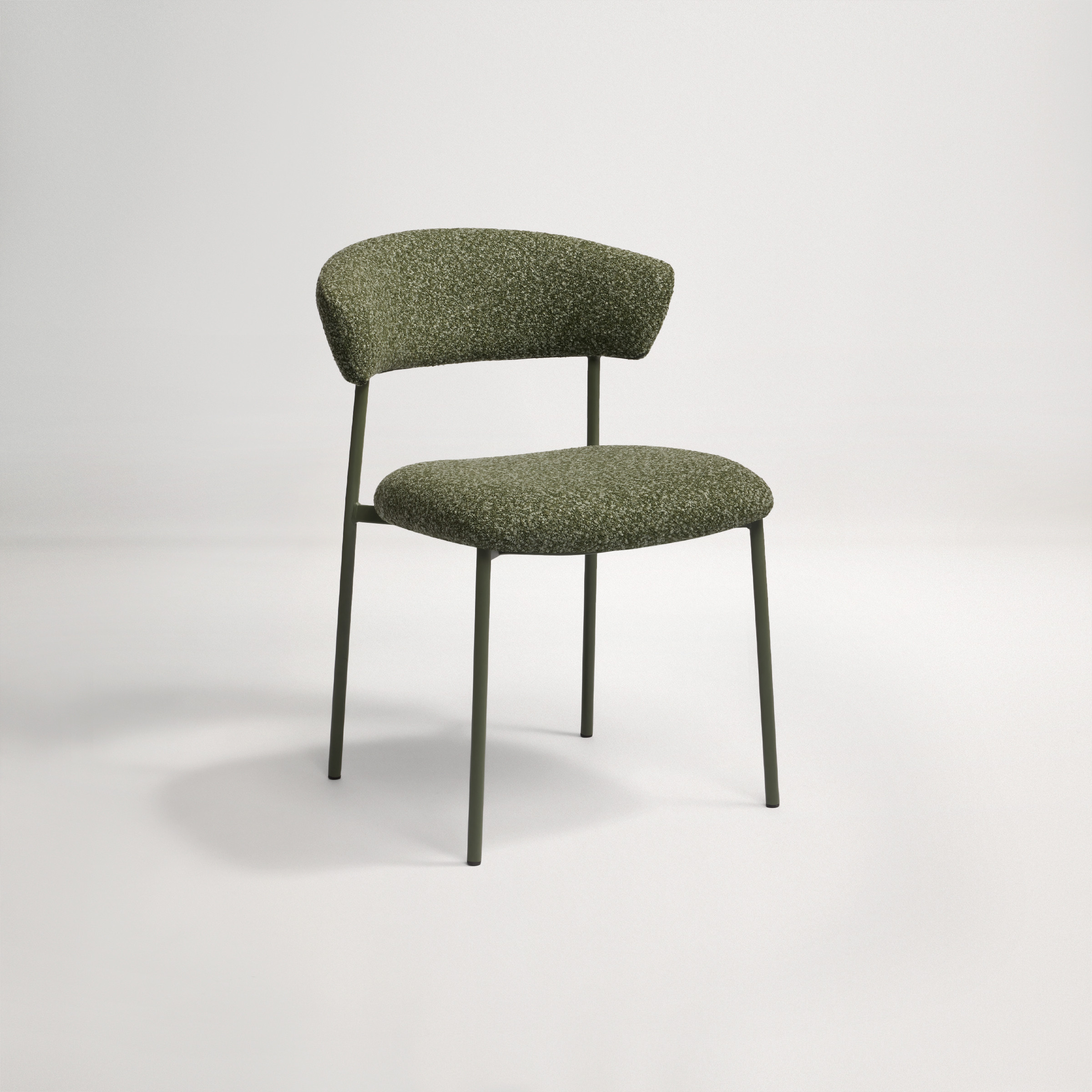 a chair with a cushion