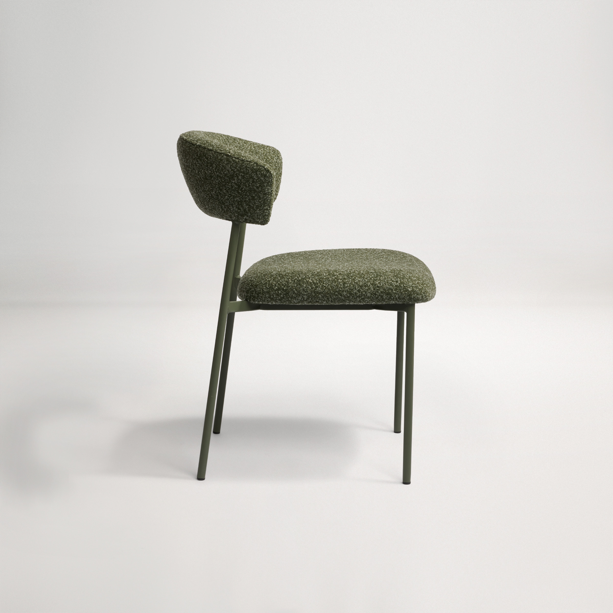 a chair with a cushion