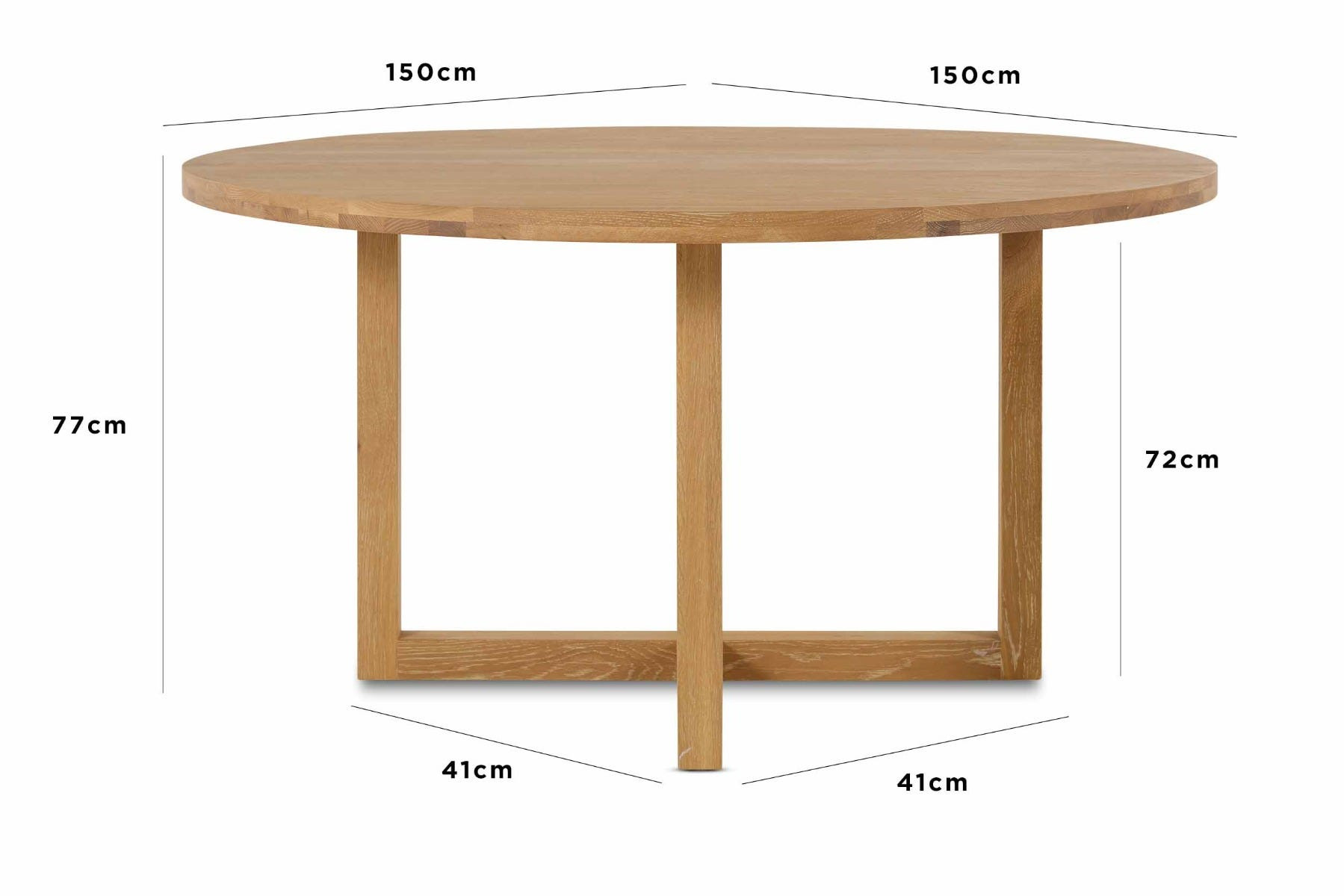 a wooden table with a white background