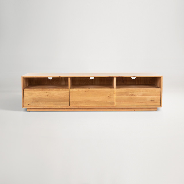 Bronte Oak  TV Unit -  Natural