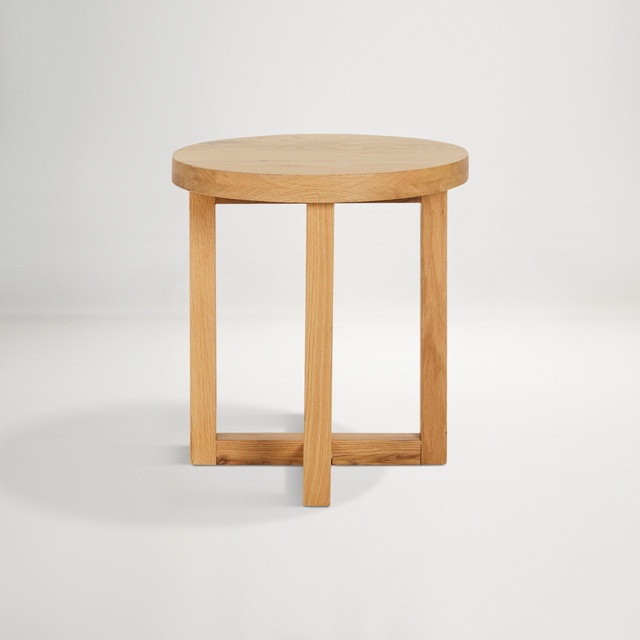 Bronte Oak  Side Table -  Natural