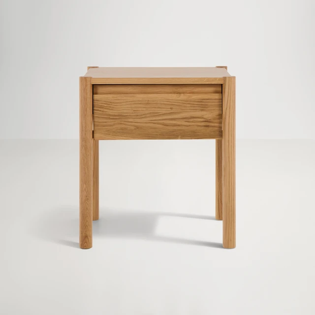 Ollie Bedside Table - Oak