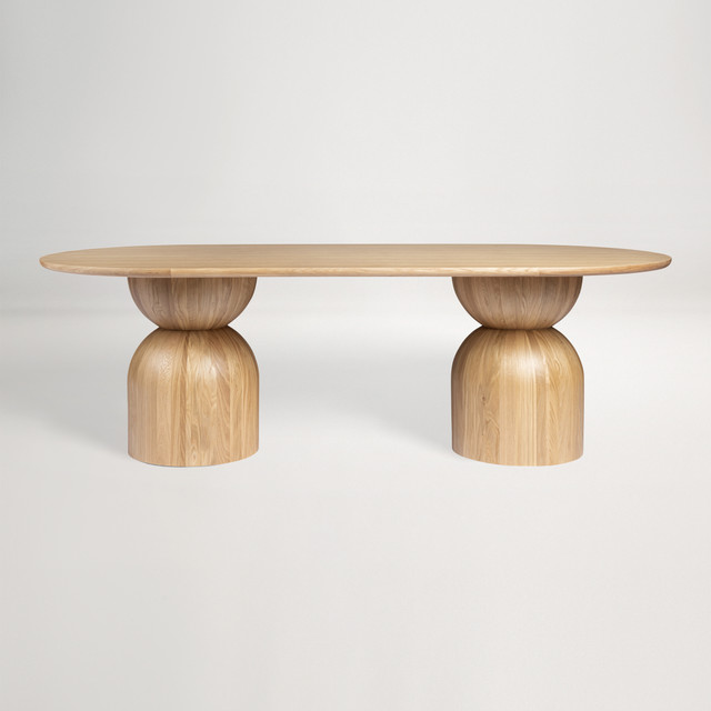 Campana Oval Dining Table -  Natural