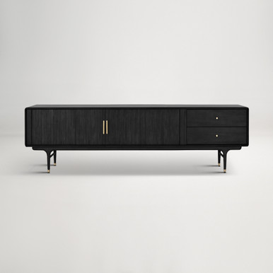 Manhattan 200cm TV Unit -  Black