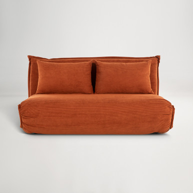 Happy 2 Seat Sofa Bed -  Cord Copper