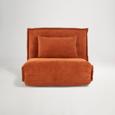Happy Armchair Sofa Bed -  Cord Copper