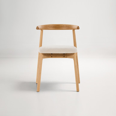 Ollie Dining Chair - Oak/Natural