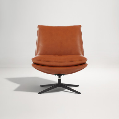 Alexander Leather Armchair  -  Tan Leather