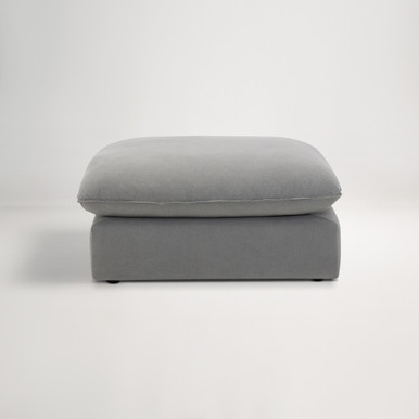 Loft Mini Fabric Ottoman  -  Florence Grey