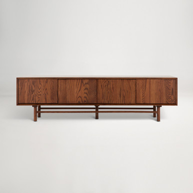 Ollie 200cm TV Unit -  Walnut Brown
