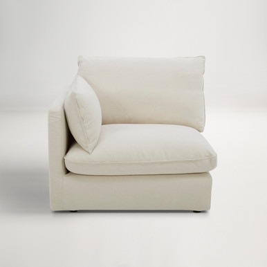 Loft Mini Fabric Modular Left Arm Sofa -  Florence Natural
