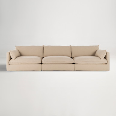 Loft Fabric 5 Seat Sofa -  Florence Natural