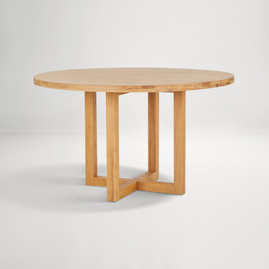 Bronte Oak Dining Table 130cm  - Natural