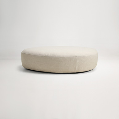 Brooklyn Fabric Ottoman  -  Cleo Taupe