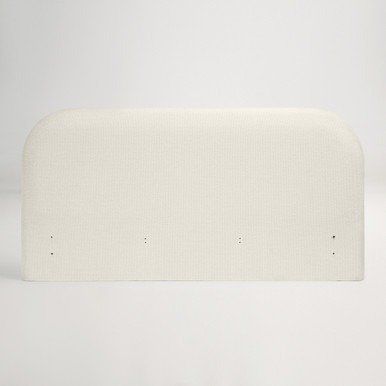 Arlo King Headboard Curved - Ivory