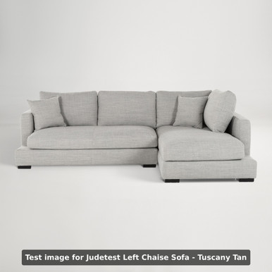 Judetest Left Chaise Sofa - Tuscany Tan