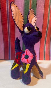 Wool Purple Chihuahua dog