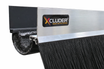 Dark Bronze Xcluder Adjustable X2 Rodent Proof Garage Door Seal on a white background