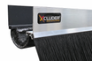 Dark Bronze Xcluder Adjustable X2 Rodent Proof Garage Door Seal on a white background