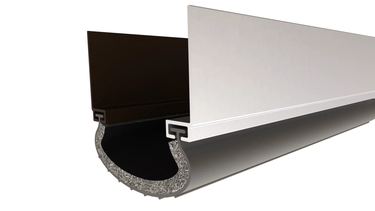 Xcluder Adjustable Overhead Door Seal Kit - For 8' to 16' doors