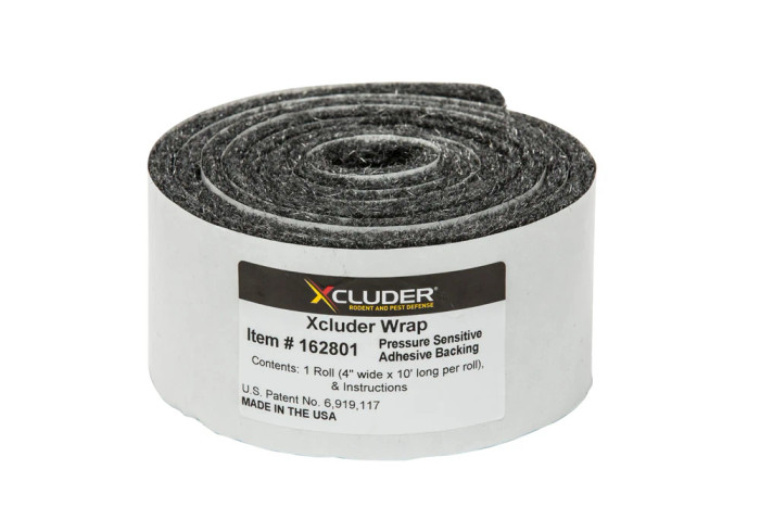 One roll of Xcluder Wrap on a white background. One roll of Xcluder Wrap on a white background.