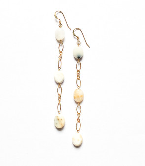 Moss Opal Earrings