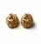 Vintage Gold Croissant Earrings