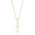 14KT Gold Filled Mother of Pearl Cross Necklace