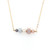 14KT Gold Filled Pearl Barre Necklace 