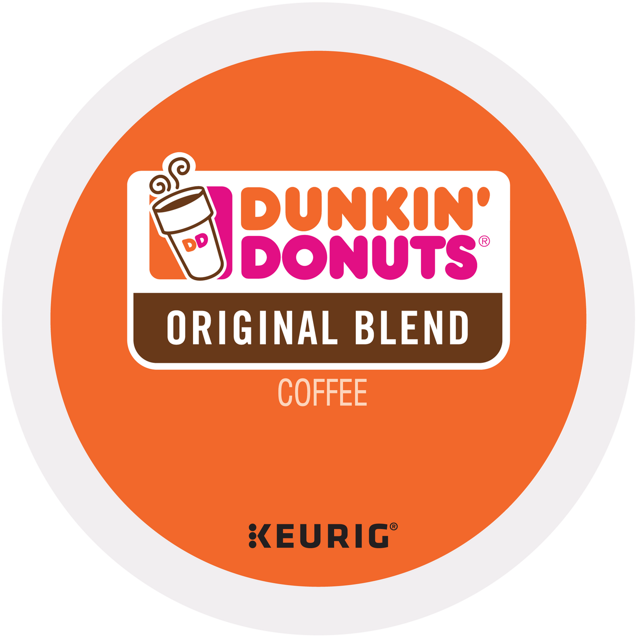 Dunkin' Donuts Original Blend KCups Necco Coffee