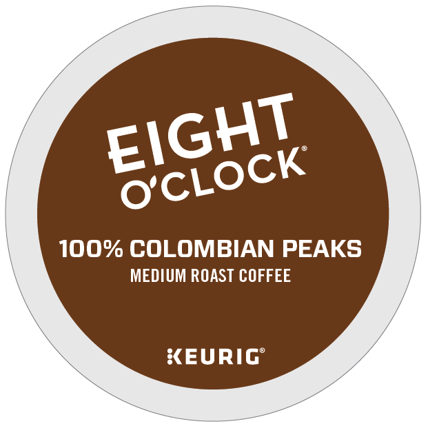 Eight O'Clock Colombian Peaks KCups Necco Coffee