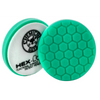 6" Green Hex-Logic Heavy Polishing Pad