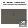 3M™ Wetordry™ Abrasive Sheet 2500 Grit  5 1/2 x 9 in 50 sheets per carton