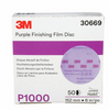 3M™ Hookit™ Purple Finishing Film Abrasive Disc, 6 in, P1000, 50 discs per carton